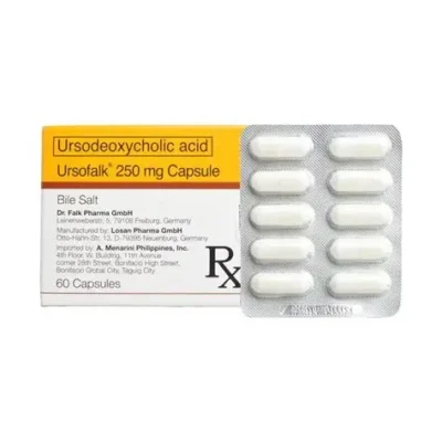 URSODEOXYCHOLIC/URSODIOL ACID 250MG