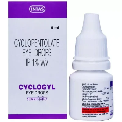CYCLOPENTOLATE EYE DROPS 5ML