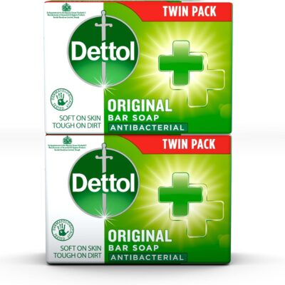 DETTOL ANTIBACTERIAL BAR SOAP 100 2'S (TWIN PACK)