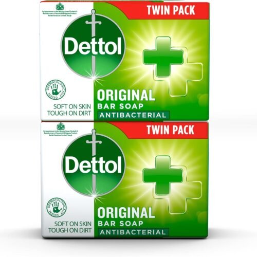 DETTOL ANTIBACTERIAL BAR SOAP 100 2'S (TWIN PACK)