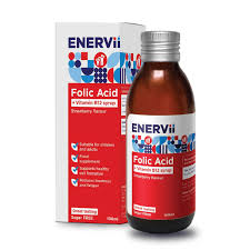 FOLIC ACID  VIT B12 SYR 100ML (ENERVII) 0.5MG/ML