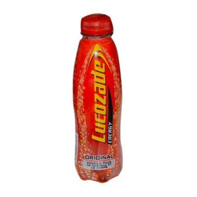 LUCOZADE 380ML BOTTLE S/S