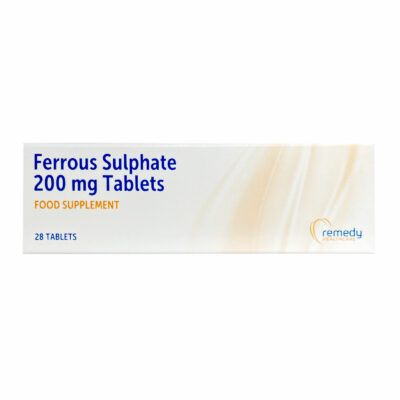 FERROUS SULPHATE UK 200MG TABS 28s PER PACK