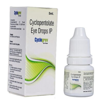 CYCLOPENTOLATE EYE DROPS 5ML