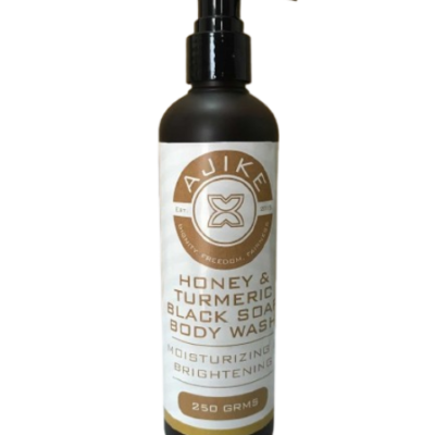 AJIKE HONEY AND TUMERIC BODY WASH 250ML