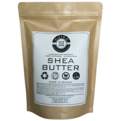 AJIKE RAW SHEA BUTTER IN A POUCH