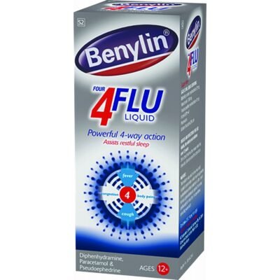BENYLIN 4 FLU SYRUP 100ML