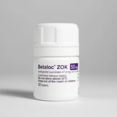 BETALOC ZOK 50MG (METOPROLOL) 30S