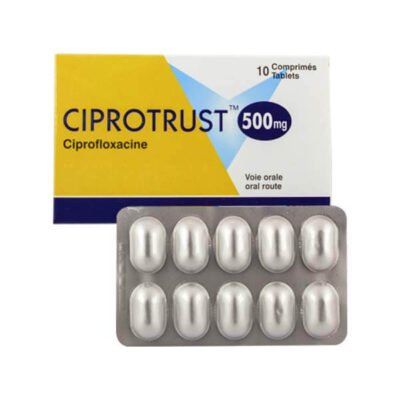 CIPROTRUST 10S (CIPROFLOXACIN) 500MG PER PACK