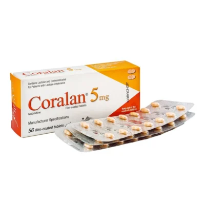 CORALAN 5MG TABS 56S (IVABRADINE)