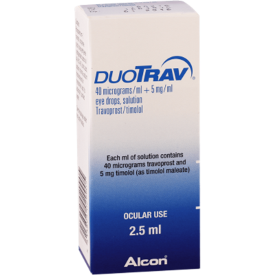 DUOTRAV EYE DROPS 2.5ML