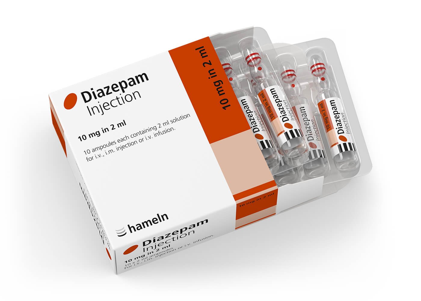 DIAZEPAM  INJ 10MG