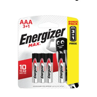 ENERGIZER BATTERIES AAA 4S