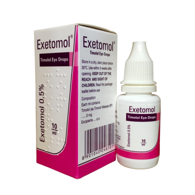 EXETOMOL (TIMOLOL) EYE DROP 0.50%