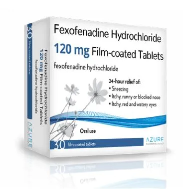 FEXOFENADINE HYDROCHLORIDE 120MG 30S (PER TAB)