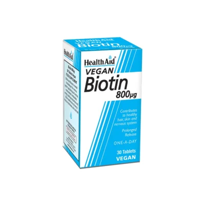 HEALTHAID BIOTIN 800UG TABS 30S