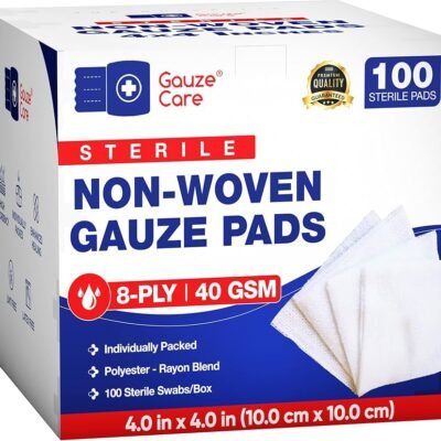 NON WOVEN STERILE GAUZE 4X4 (10.1CMX10.1CM)
