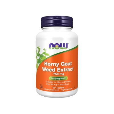 NOW HORNY GOAT WEED 750MG 90S