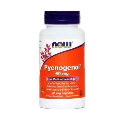 NOW PYCNOGENOL 60MG CAPS