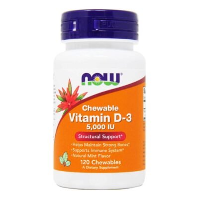 NOW VITAMIN D3 5000IU 120S