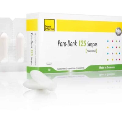 PARA DENK SUPP 125MG