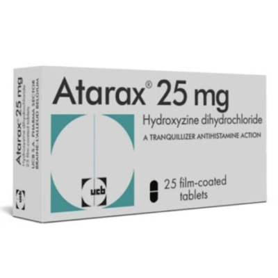 ATARAX 25MG 30S (PER TAB) HYDROXYZINE HYDROCHLORID