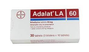 ADALAT LA 60MG(NIFEDIPINE)/TAB