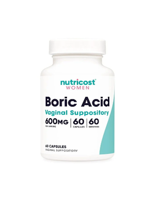 BORIC ACID 600MG SUPP (PER PACK)