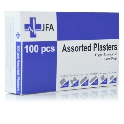 FIRST AID ASSORTED PLASTERS 100PCS