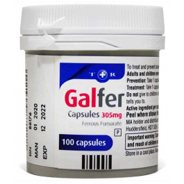 GALFER CAPS 350MG 100`S