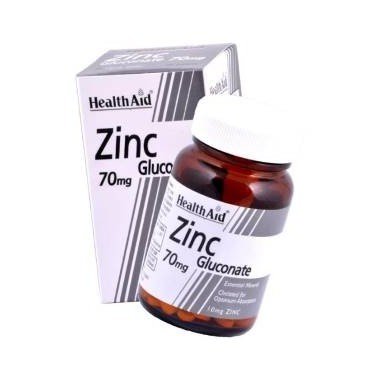 HEALTHAID ZINC GLUCONATE 70MG 90S
