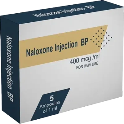 NALOXONE 400 MICRO GRAMS INJ