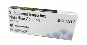 SALBUTAMOL 5MG/2.5ML (ACCORD) NEBULES