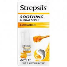 STREPSIL HONEY THROAT SPRAY 20ML