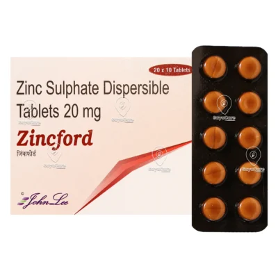 ZINC SULPHATE DISPERSIBLE 20MG