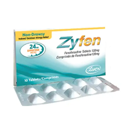 ZYFEN 120MG 10S (PER TAB)- FEXOFENADINE