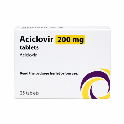 ACICLOVIR 200MG 25S  (PER TAB)