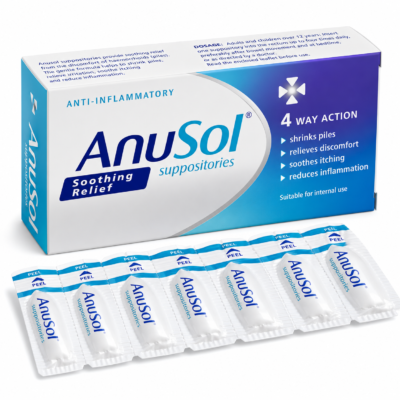 ANUSOL SUPPOSITORY 12S