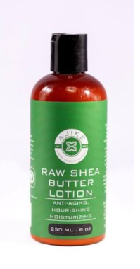 AJIKE RAW SHEA GLOW LOTION  250ML (RED)