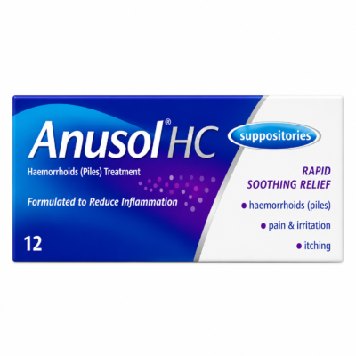 ANUSOL HC SUPPOSITORY 12S
