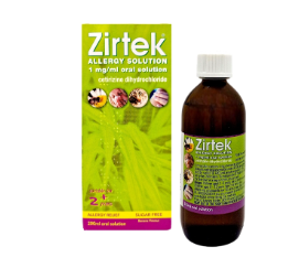 ZIRTEK (CETIRIZINE) ALLERGY SYRUP 200ML