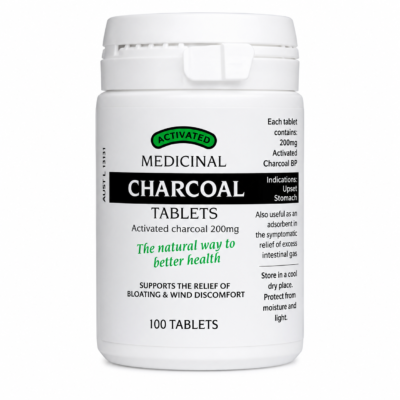 ACTIVATED CHARCOAL TABS 100S