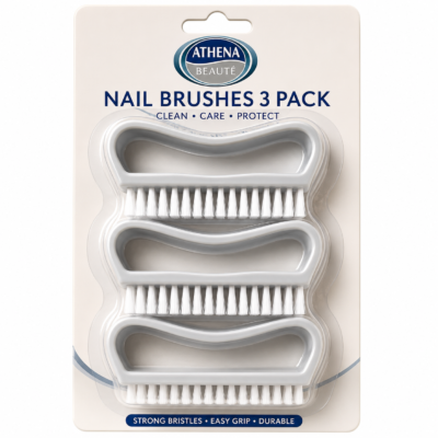 ATHENA NAIL BRUSHES 3S