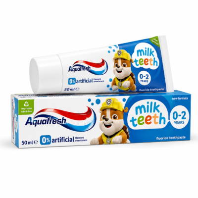 AQUAFRESH MILK TEETH TOOTHPASTE 0-2YRS 50ML