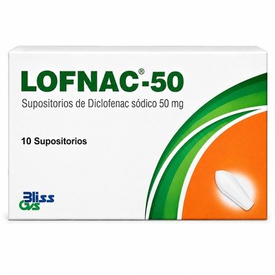 DICLOFENAC SUPP 50MG ALL TYPES (LOFNAC SUPP 50MG)