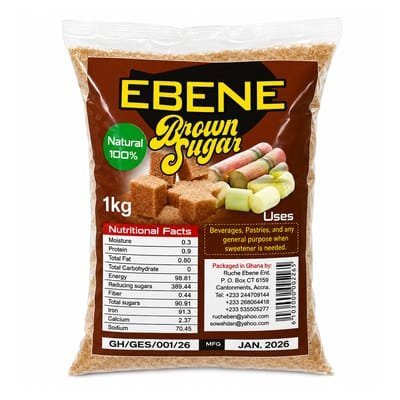 BROWN SUGAR 1KG BAG