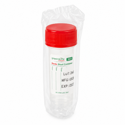 STERILE STOOL CONTAINER 30ML