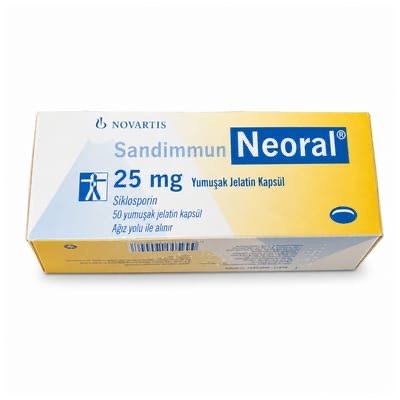 NEORAL 25MG (PER CAP) 50S - CYCLOSPORINE