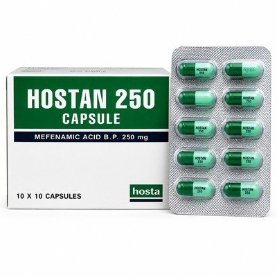 HOSTAN  250MG 10X10 (MEFENAMIC ACID)-PER STRIP