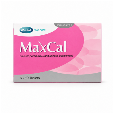 MAXCAL CALCIUM & VIT D SUPPLEMENT 30S